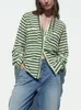 Women's Blouses Ladies Shirts 2023 Front Button Up Casual Faux Linen Shirt With Pockets Long Sleeve Top V Neck Rolled Cuffs Women Clothing