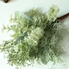 装飾的な花人工銀葉の菊の葉の偽草草植物寝室装飾用グリーンガーデンパーティーウェディング