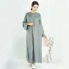 Vêtements ethniques Eid Musulman Abaya Robe Dubaï Turquie Coton Lin Lâche Causal Africain Maxi Robes pour Femmes Abayas Kaftans Robe Islam Vêtements 230721