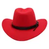 Cappello da cowboy occidentale con cintura turchese Cappellino panama in feltro con tesa curva rosa caldo Cappello fedora da cowgirl Cappello da sole genitore-figlio per adulti Bambini