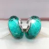 5pcs S925 Sterling Silver Screw Loose Faceted Murano Glass Charm Beads Fits European Pandora Jewelry Charm Bracelets-Faceted07268w