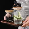 أكواب الإبداع Capboo Cap Glass جرة متجرفة من الأقسام المنزلية كأس المياه الهدايا مع قياس زجاجة 230721