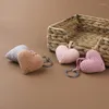 Portachiavi N58F Cuore Uncinetto Giocattolo Ciondolo Portachiavi Per San Valentino Decorazione Forniture Artigianali