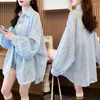 Kvinnorjackor Super Fairy Fashion Sunscreen Thin Coat Women Summer 2023 Designkänsla Foreign Style Cardigan Sun-Protective Clothing Top