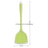 Ustensiles de cuisine Sile Pelle Outils de cuisson de qualité alimentaire Cuisine Spata Turners Cake Slotter Turner Butter Cream Mixer Drop Delivery Home Dhajv