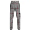 Męskie spodnie Slim Personality Streetwear Plaid Sport Sports Piaski Spodnie Mężczyźni Casual Mężczyzna na zewnątrz dresowy