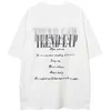 Designermode Kleidung Hip Hop T-Shirts Rock T-Shirts Reine Baumwolle 250g High Street Koreanische Version Kurzarm T-Shirt Herren Trendy Street Locker sitzend Paar Nische Sh