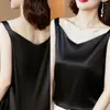 Men's Tank Tops Sleeveless Womens Elegant Fashion Ladies OL Office Polyester Summer V-Neck Women Brand Comfortable