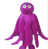 Halloween Rozmiar dla dorosłych Octopus Mascot Costiums Christmas Party Sukienka Kreskówka Karnawał Reklama Przyjęcie urodzinowe Ubierz kostium unisex