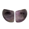 Natural Crystal Stone Wholesale Amethyst Tiger Eye Lapis Super Quality Fan-Shaped Gemstones For Decor