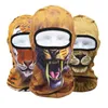 S 3D Cat Animals Balaclava Motorcykel andas anti UV full ansiktsmask fiske vandring tiger hund bandana sommar cykling huvudbonader 230721