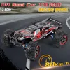 Voiture RC électrique 1 10 Professional Brushless 4WD RC Racing Drift 80KM H Tout terrain Hors route 2 3KG Boîtier de direction Alliage Cadre Buggy Modèle 230721