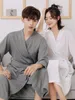 Women's Sleepwear COUPLE'S Bathrobe Robe Pajamas Water Absorbent Summer Long Thin Type For Spring And Autumn El Sexy Night