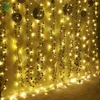 Decorative Flowers 2M Silk Leaves Fake Creeper Green Leaf Ivy Vine LED String Lights For Home Wedding Party Hanging Garland Artificial