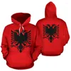 Men's Hoodies Est Albania Country Flag Fashion Pullover Long Sleeves Funny Tracksuit Unisex 3DPrint Zipper/Hoodies/Jacket