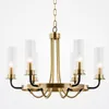 Hängslampor American Stylelight Luxury Living Room Lamp Post-Modern Creative Restaurant Nordic Study Guld Personlig atmosfärisk