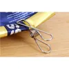 Cushion 6cm/6.5cm Stainless Steel Clips Clothes Pins Pegs Holders Clothing Clamps Sealing Clip Household Clothespin Clips for Hangers