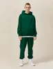 Herrspårar 2023 unisex överdimensionerade hoodies och jogger set tjock polär fleece fodrad tungviktsspårning män jogging kostym caster rockar