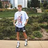 Tasarımcı Kısa Moda Sıradan Giyim Yeni Trend Amerikan High Street Kaju Fay Feet Spor Erkekler ve Kadınlar İçin Günlük Şort Yaz Gevşek ve Hızlı Kurutulmuş Capris