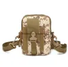 Bolsa de estilingue tática ao ar livre molle bolsa de cintura capa de telefone de lona à prova d'água acampamento caminhadas camuflagem correndo telefones celulares bolsa com zíper