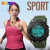 Skmei Mens Watches Chrono Sport Wristwatch Men Digital Pedemer Men for Waterproof Reloj Masculino Hombre 1112256Dのための目覚まし時計