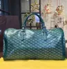 designer Duffle green bag luggage luxury travel bag fashion large capacity nylon letter handbag material Outdoor Soft Single Letter luggage designer travel tote