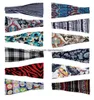 Sports Yoga Headband Turban Floral Printed Bandana Fitness Elastic Headwear Running Gym Head Wrap Sweatband Stretch Hair Accessories 64color