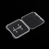 2 in 1 Standard Memory pack box Card Case Holder Micro SD TF Card Storage Transparent Plastic Boxes231e