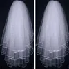 Tulle White Ivory Three Layer Bridal Veils High Quality Simple Short Elbow Length Soft Wedding Veil Accessories for Brides265s