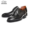 Oncle Saviano Derby robe Business Mariage formel Best Man Shoe Office Handmade Cuir Chaussures pour hommes Original