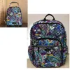 Cartoon Cotton Backpack School Bag Match med Cartoon Lunch Bag2419