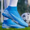 Rain Boots ALIUPS size 3545 Men Kids Football Turf Soccer Shoes Boy Cleats Training Sport Sneakers Mens Drop 230721