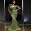 العربية aso ebi mermaid فاخرة مثيرة السهرة فساتين الدانتيل الدانتيل ثياب حفلة موسيقية بالخرز بلورات الحفلة الرسمية الاستقبال الثاني ZJ8531800