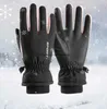 Unisex Водонепроницаемый сенсорный экран перчаток альпинизм езды на мотоцикле Ski Зима теплые густые густые ручные защитные перчатки на открытые ветропроницаемые велосипедные перчатки