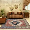 Carpet American Moroccan Style Plush Carpets Home Retro Living Room Decoration Rugs Light Luxury Bedroom Decor Simple Lounge Rug 230721
