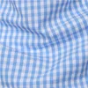 Herrklänningskjortor liten rutig knapp ner skjorta män sommarlång ärm Slim fit herr klänningsskjortor avslappnade kontroller gingham kemise homme 230721
