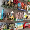 Fridge Magnets Brussels Belgium Sarajevo Hawaii Paris Finland Bosnia Mostar Italy Qatar Scotland Tourist Souvenir stickers Decor 230721