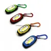 Novo portátil Mini Chaveiro Bolso Lanterna 3 Modos COB Luz LED Lanterna Lâmpada Multicolor Mini Lanterna com Bateria de Botão