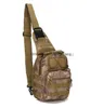 Tactical chest bags 600D waterproof nylon camo cycling molle single-shoulder bag outdoor travel camping hiking sports canvas waist storage pouch