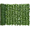 Albümler 100/300cm Yapay Ivy Hedge Çit Panelleri Yeşil Sahte Sivil Yaprak Gizlilik Çit Ekranı Açık Home Home Bahçe Balkon Dekorasyonu