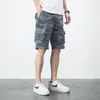 Pantaloncini da uomo Cargo Uomo Estate Camouflage Tasche laterali Hip Hop Giapponese Streetwear Harajuku Pantaloni maschili Casual Chic 2023