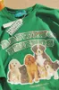 Maglietta da donna T-shirt a maniche corte in cotone con stampa cane retrò americano da uomo e da donna, coppia sciolta, abbigliamento y2k, maglietta oversize 230721