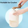 Macchina per ghiaccio tritato, macchina per cono di neve - Tritaghiaccio portatile e macchina per ghiaccio tritato con vassoi per cubetti di ghiaccio gratuiti - Senza BPA