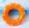 Anneau de natation gonflable d'été flotteurs de piscine matelas roue de bain de cercle pour enfants adultes jouets de Sports nautiques tubes de flotteur de citron de pastèque