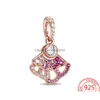 Charms 925 Sterling Sier Charm Jewelry Colorf Zircon Phoenix Diy Necklace Accessories For Pandora Bracelet Fashion Drop Delivery Fin Dhp8I