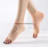 Kvinnor Anti-Slip Fitness Dance Socks Professional Indoor Yoga Five Toe Rygglös träning Ballet Lady Training Sock Gym Fitness Accessory