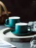 Filiżanki spodki proste makeramiczne biurowe filiżanki kawy i spodek set mleko pachnące kubki śniadaniowe herbaty