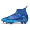 Rain Boots Men's Society Football Boot Original Soccer Shoes Long Spikes Antiskid Children Training Cleats Court 230721