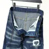 Jeans lunghi da uomo Jeans stretch slim stile Hip Hop di alta qualità d11