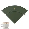 Storage Bags Coffee Filter Container PU Leather Paper Pouch Cone Holder Portable Waterproof Reusable